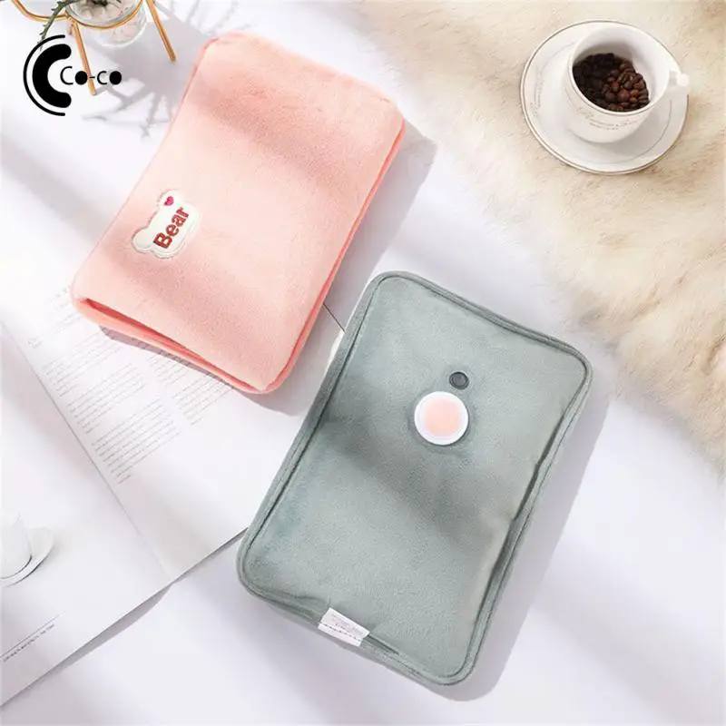 תבנית קריקטורה מחמם יד חורף קריקטורה לשימוש חוזר בטוח כוח אוטומטי את החום מספק תיק מים חמים תיק כפול טעינה חמוד