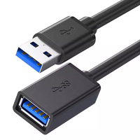 0.5/1/2/3/5M USB Extension Cable 3.0 Data Cord For Laptop TV SSD USB 3 0 Male To Female Computer Camera Printer Connector