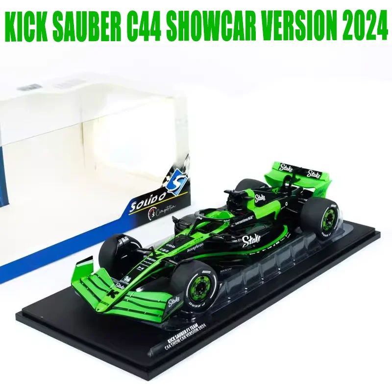 Solido 1/18 KICK SAUBER C44 SHOWCAR VERSION 2024 Alloy Toy Motor Vehicle Diecast Metal Model Gifts