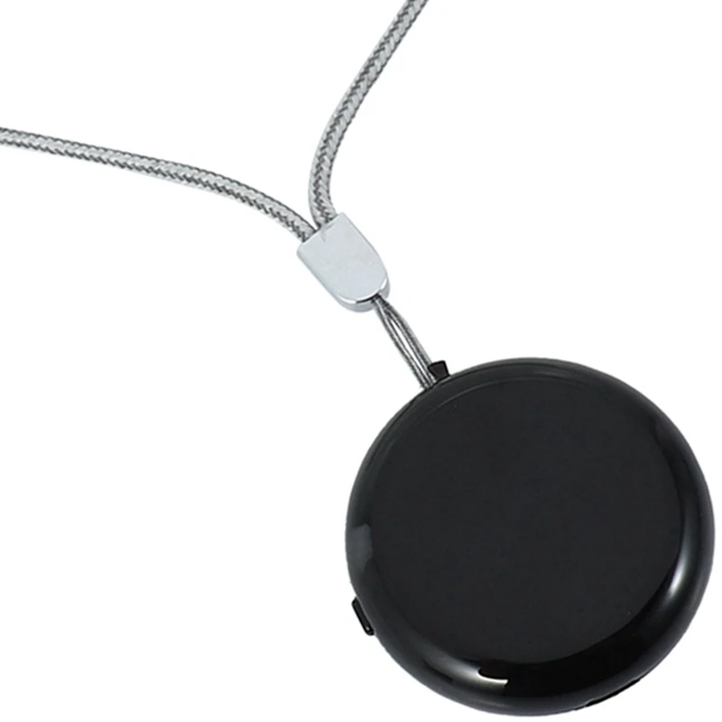 2 szt. Osobisty naszyjnik do noszenia oczyszczacz powietrza Mini przenośny odświeżacz powietrza Jonizator Generator jonów ujemnych Biały