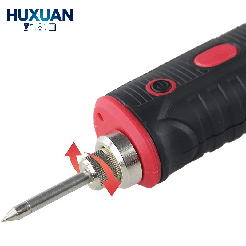 Replacement Threaded Soldering Tips Compatible With E10 Interface, Soldering Iron Head For USB Electric Soldering Iron