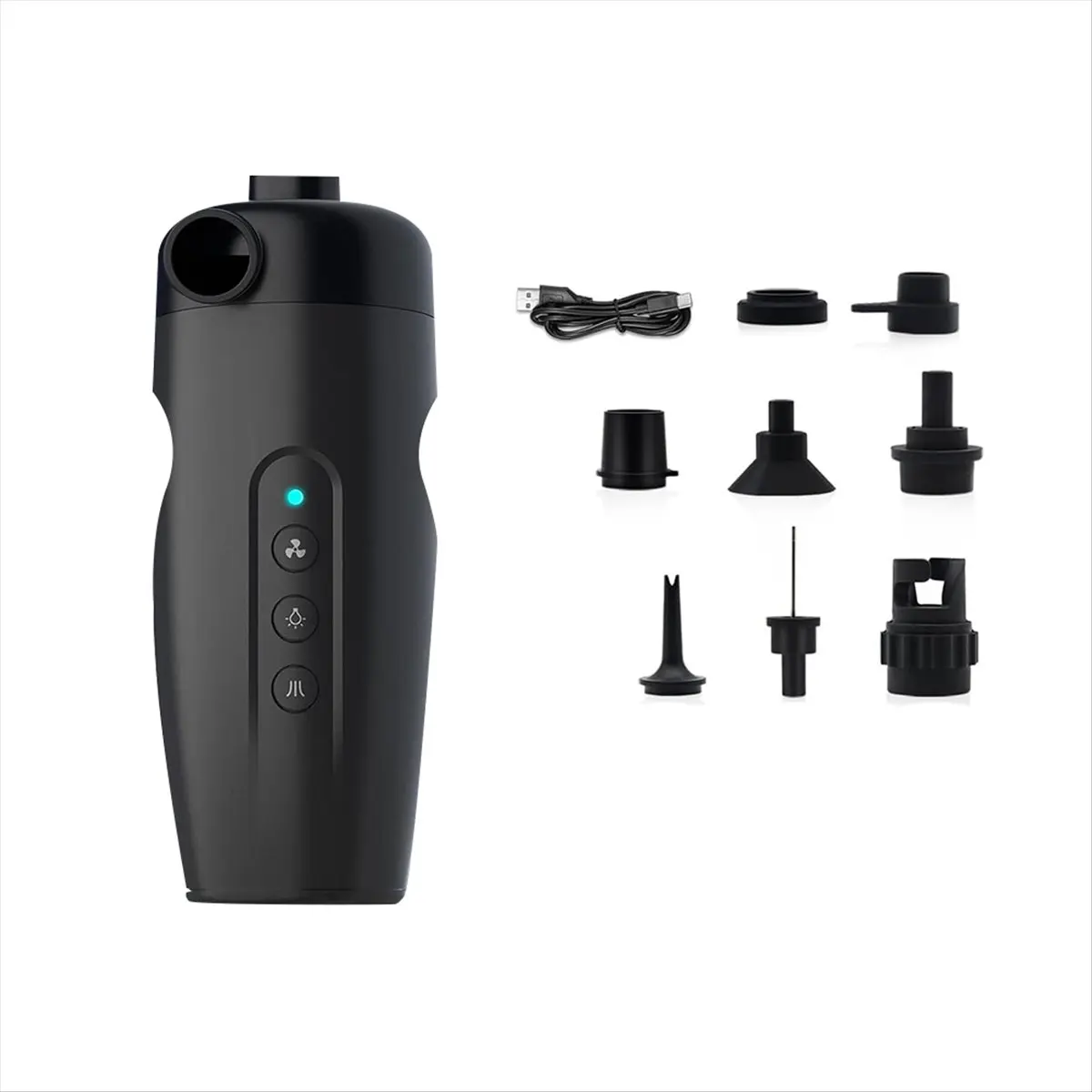 A99X Portable Electric Air Pump for Inflatables, 20PSI Rechargeable Air Pump for Air Mattress Beds, Boats, Pool Floats