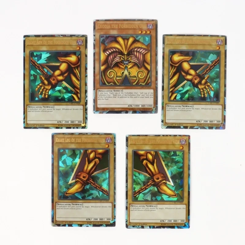 Yugioh-cartas holográficas en inglés, juego de colección de 72 piezas Yugioh, caja de hojalata Yu Gi Oh, Dragon Duel, regalo de Anime