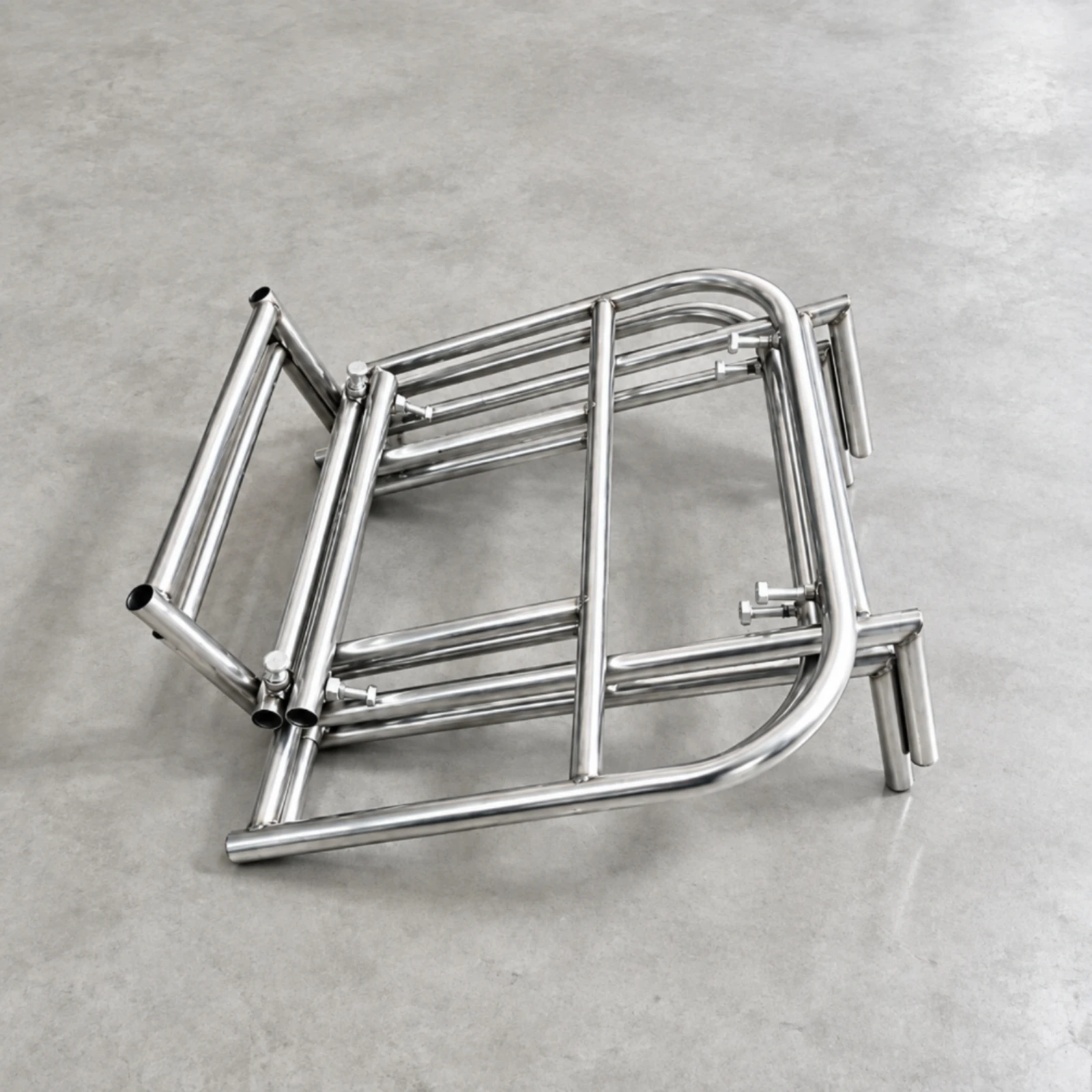 Foldable Motorcycle Rear Cargo Rack Space-Saving Folding Scooter Rear Cargo Rack Easy to Install Precision-Engineered