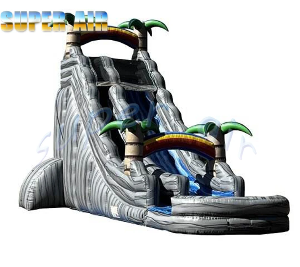 Maison gonflable portative de rebond, glissière d'eau gonflable de personnalisation spéciale pour le jeu des enfants