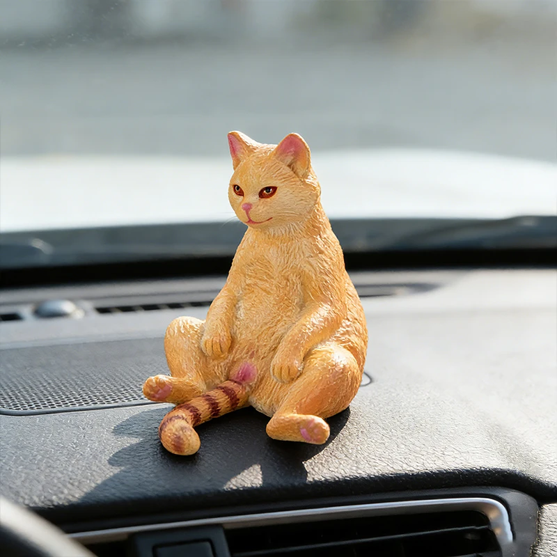 Oenux สยาม Devon Rex Sphynx แมวเปอร์เซีย Kitty รุ่น Action Figure ตุ๊กตาน่ารักตกแต่งบ้านคอลเลกชันของเล่นเด็กของขวัญ