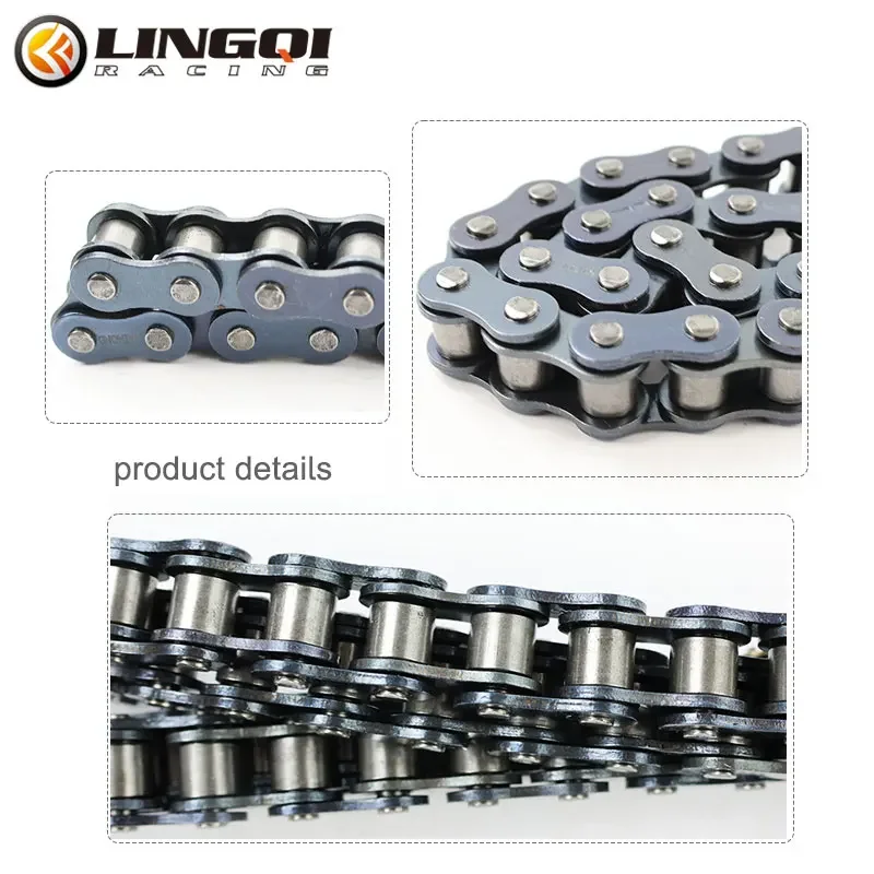 LINGQI 428 Chain Scooter Bikes 76 80 82 88 90 92 94 96 98 102 104 106 108 110 140L Chains For ATV Dirt Bike Off Road Motorcycle