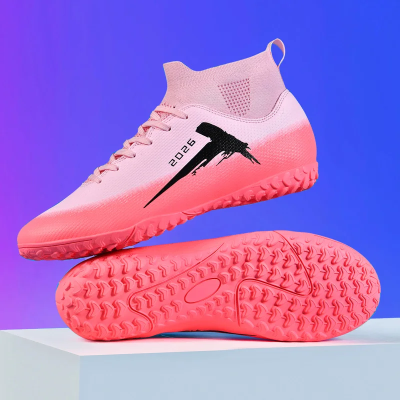 جديد أحذية كرة القدم المهنية عالية الجودة أحذية ملعب كرة القدم عدم الانزلاق التدريب رصع سريع كرة القدم المرابط الرجال النساء الأحذية