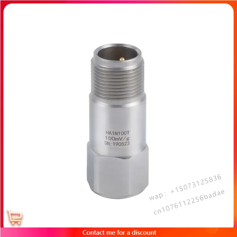 Piezoelectric Accelerometer IEPE Acceleration Sensor Integrated Vibration Transmitter Used DCS PLC Equipment Output 5V