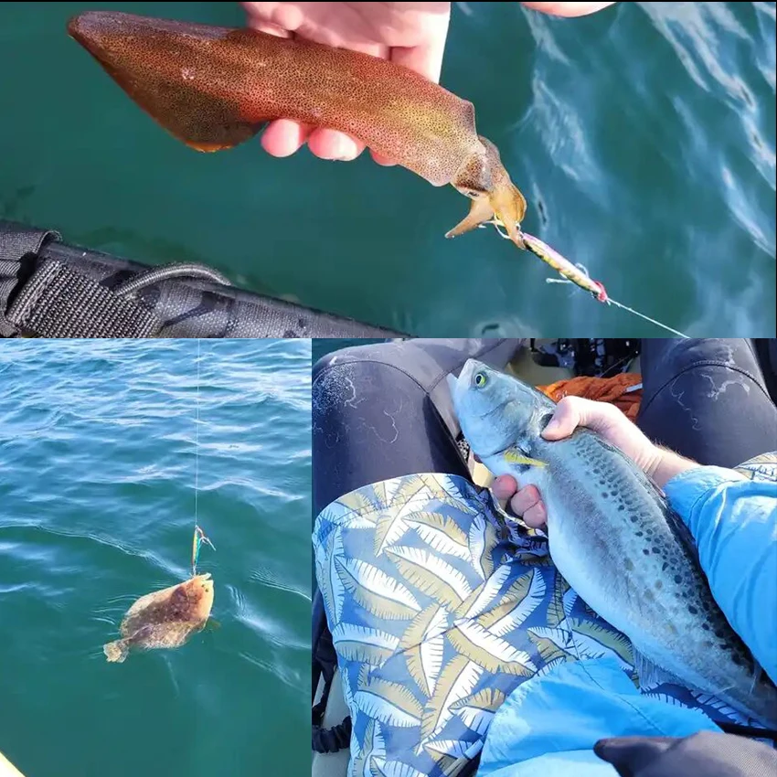 Aorace 5 Stück Metall-Jig-Löffel 21g 30g 40g Ufer-Casting-Jigging-Köder für Meeresbarsch-Angeln Künstlicher Köder Angelzubehörbox – Detail 1