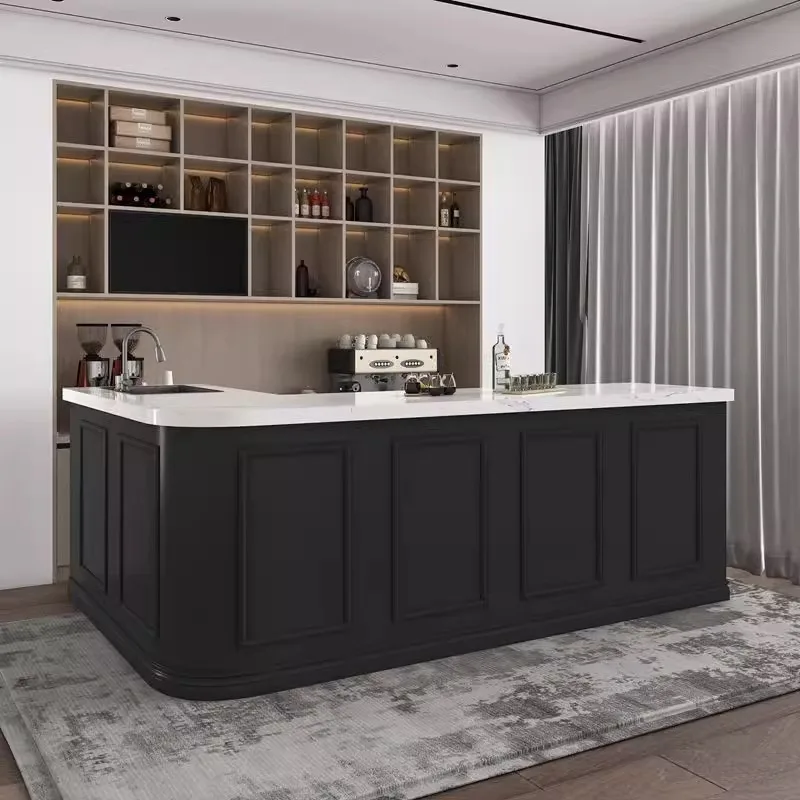 Retro style coffee shop water bar flower shop operation desk fruit shop checkout page company leisure bar corner dz