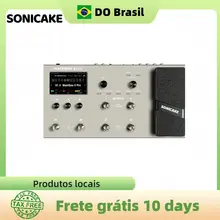 SONICAKE Matribox II Pro Brasil 4.3 "color touch screen Guitarra Bass Amp Modeling IR Multi-Efeitos com Pedal de Expressão QME-200