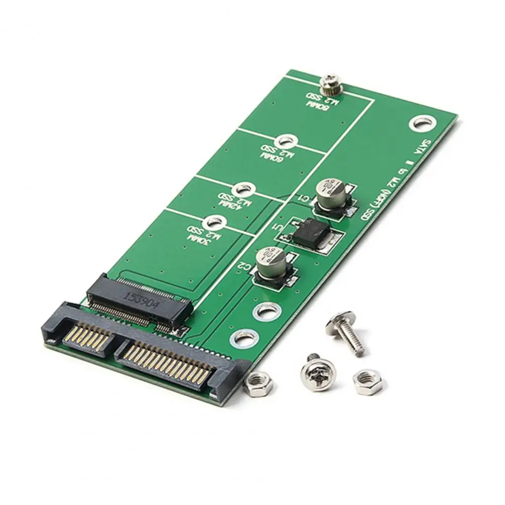 Smooth Data Reading Adapter High-speed M.2 Ssd to Sata Adapter Card for Solid State Disk Drive Converter