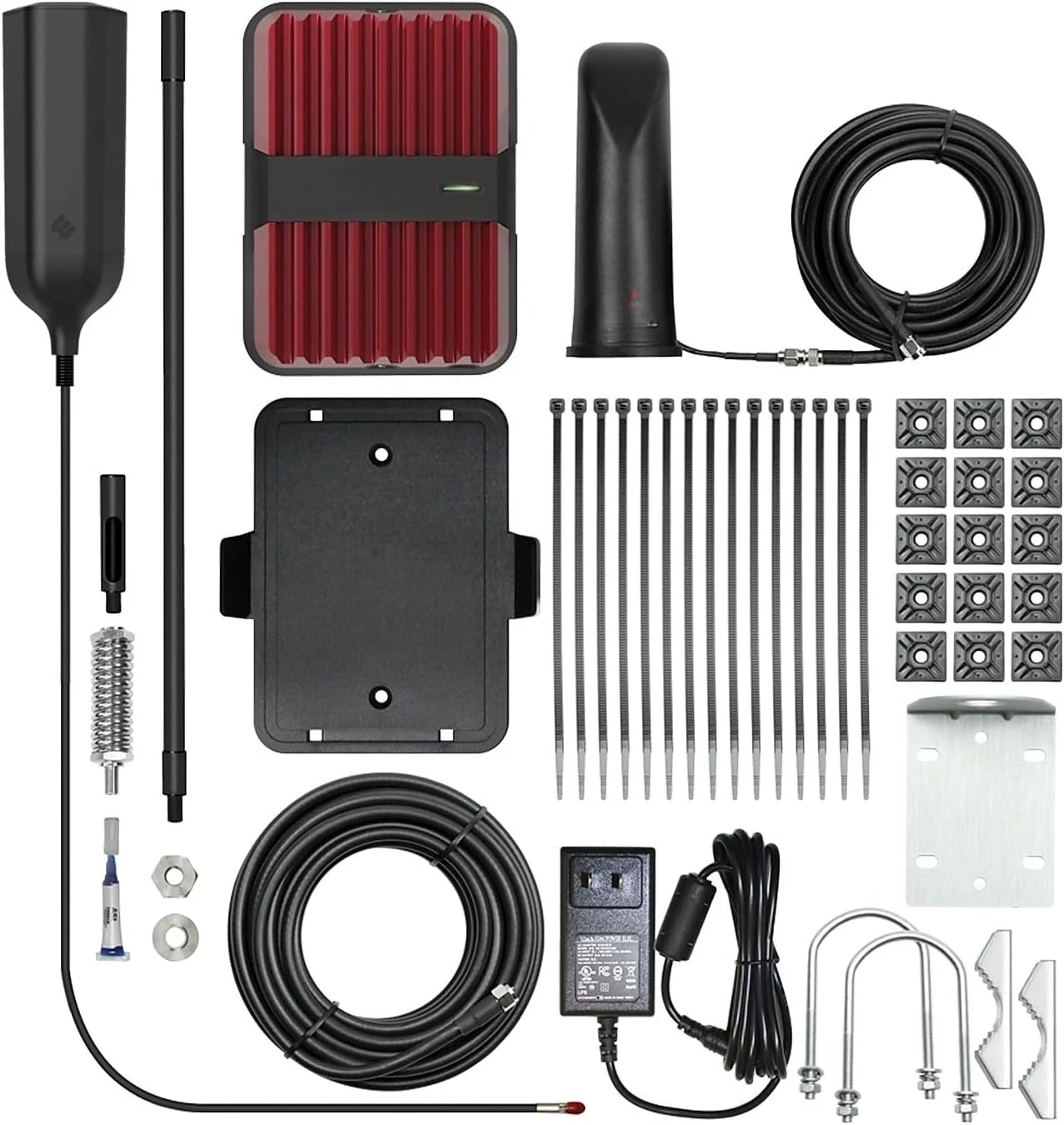 Cell Phone Signal Booster kit | Boosts 4G LTE & 5G for All U.S. Carriers - Verizon, AT&T, T-Mobile & more | Made in the U.S.