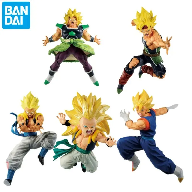 Bandai Original Ichiban Kuji Dragon Ball Super Saiyan Rising Fighters Broly Goku Vegeta Gogeta Bardock Anime Character Model