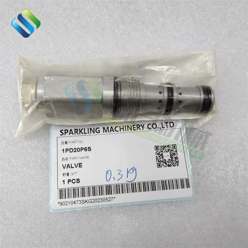 1PD20P6S Construction Machinery Parts Hydraulic Threaded Cartridge Valve 1PD20P6S