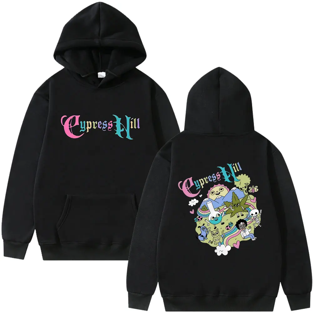 

Rapper Cypress Hill Cartoon Funny Style Hoodie Men Women Hip Hop Fashion Oversized Pullover Hoodies Man Vintage Fleece Tracksuit