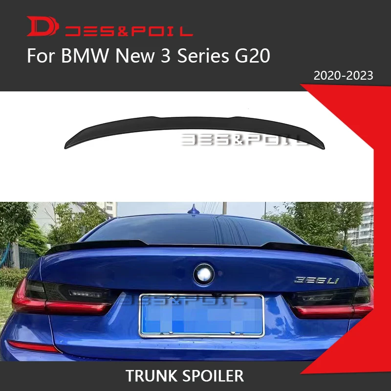 For 2023 BMW New 3 Series G20  Rear Trunk Spoiler M3 Style Auto Racing Bootlid Lip xDrive 320i 325i 330i M340i Sport