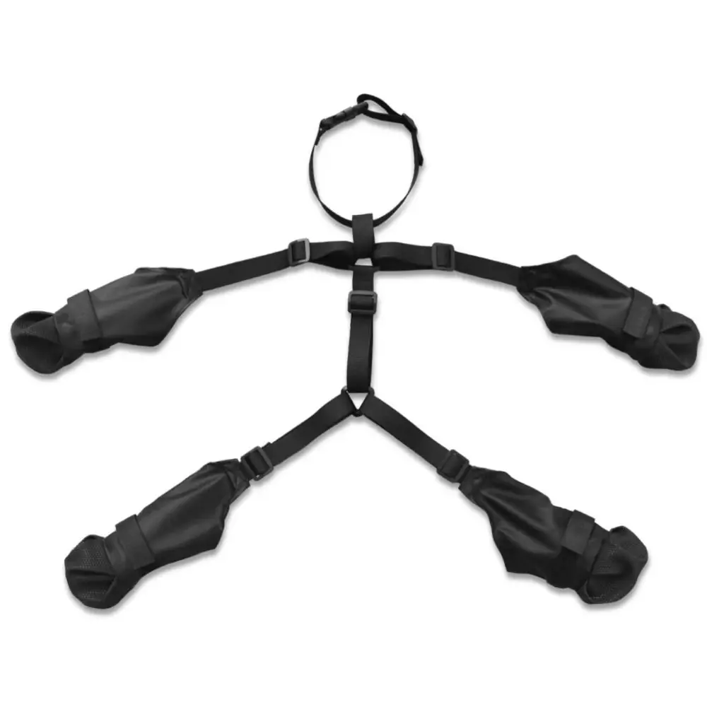 

Practical Waterproof Dog Shoes Breathable Soft Pets Paws Protector Dirty-Proof Auxiliary Strap Dog Suspender Boots Hiking