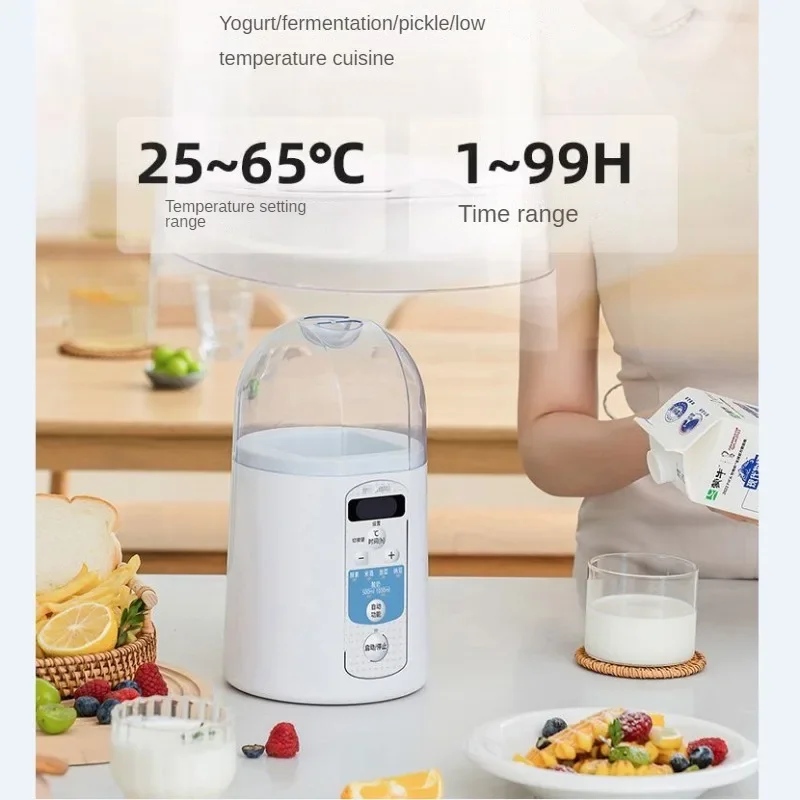 1L Yogurt Machine Automatic Intelligent Timing Homemade Yogurt Rice Wine Natto Kitchen Tools Multifunctional Yogurt Maker