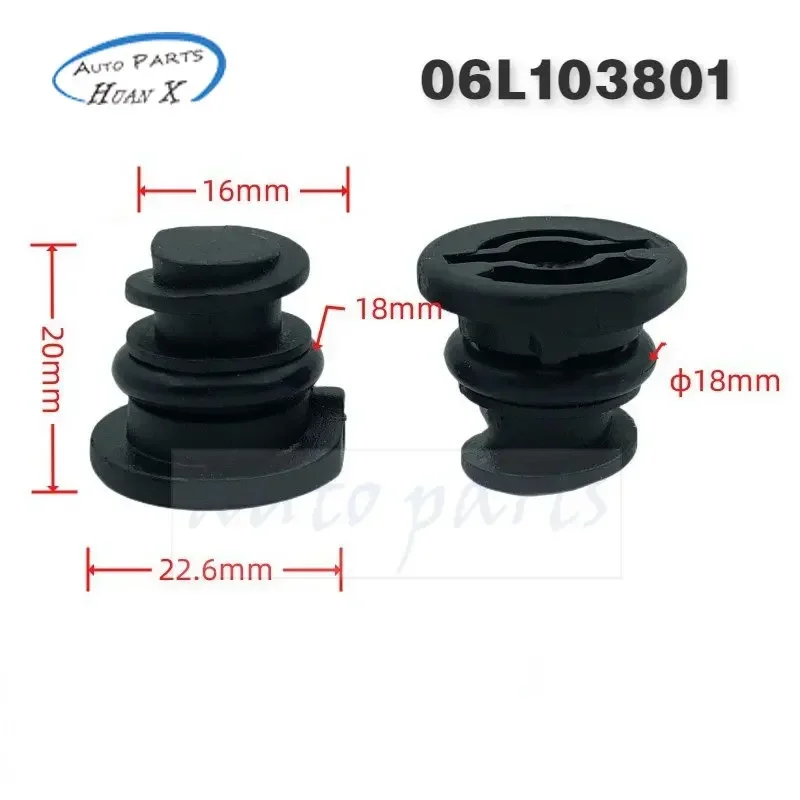 10pcs/20pcs 06L103801 06L 103 801 Engine Oil Drain Plugs Plastic Oil Plug Bolt for Audi A1 A3 A4 A5 A6 A7 A8 Q5 Q7 Q8 Car Parts