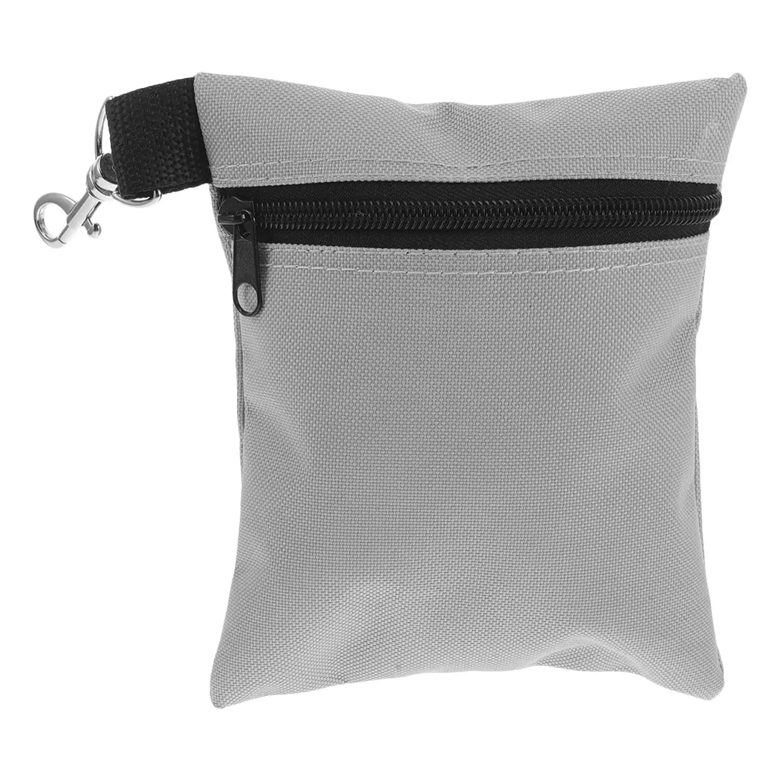Golf Accessory Pouch Bag Small Attachable Ball Holder Grey Purse Belt Clip