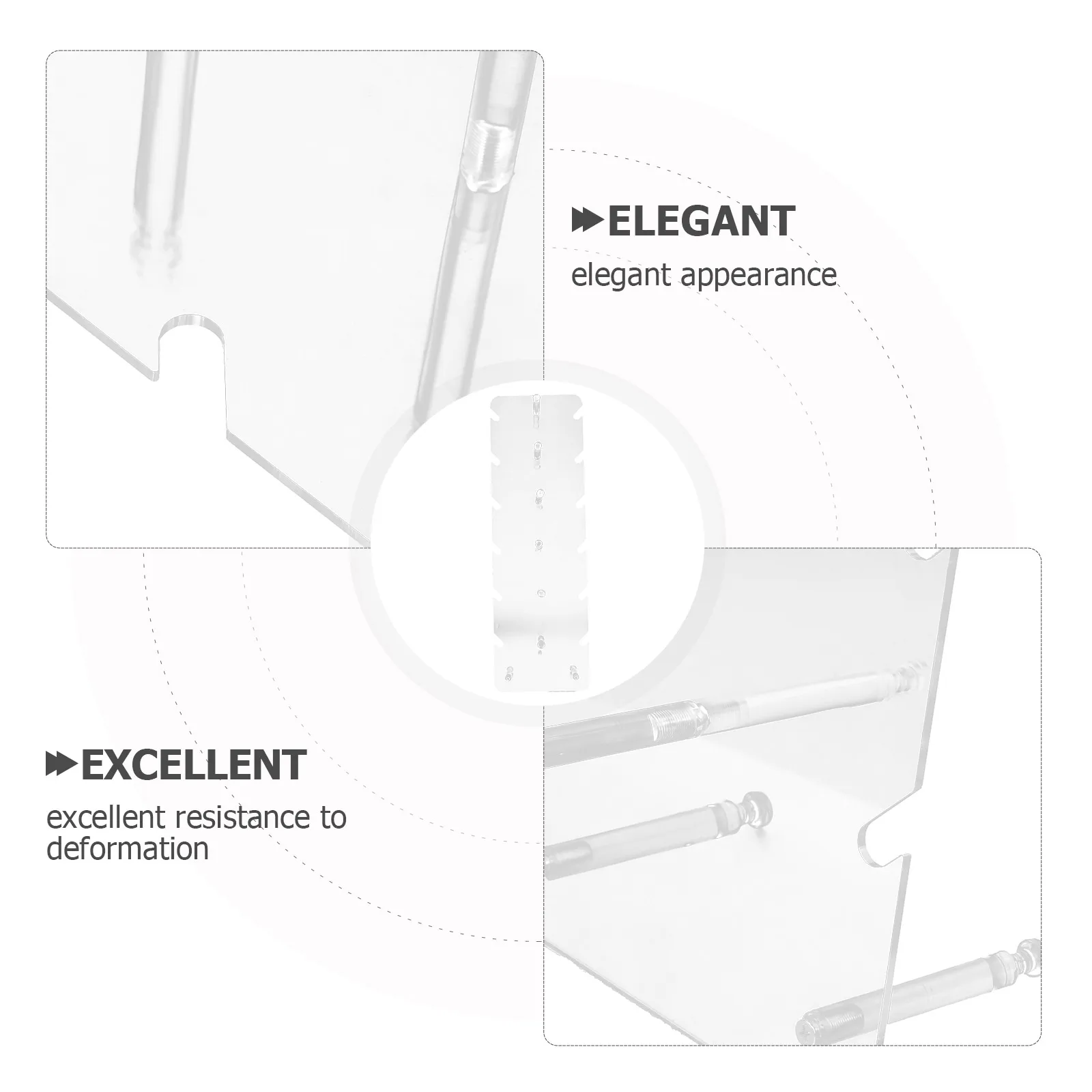 

Transparent Acrylic Glasses Storage Display Rack Sunglasses Holder Eyewear ganizer Clear St Thickened Base Anti Toppling Home