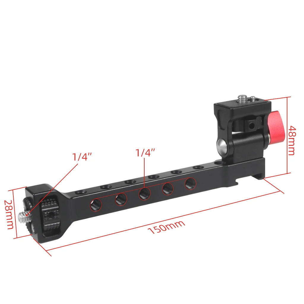 Адаптер для стабилизатора монитора DJI Ronin S SC, кронштейн для крепления вспышек, с подсветкой