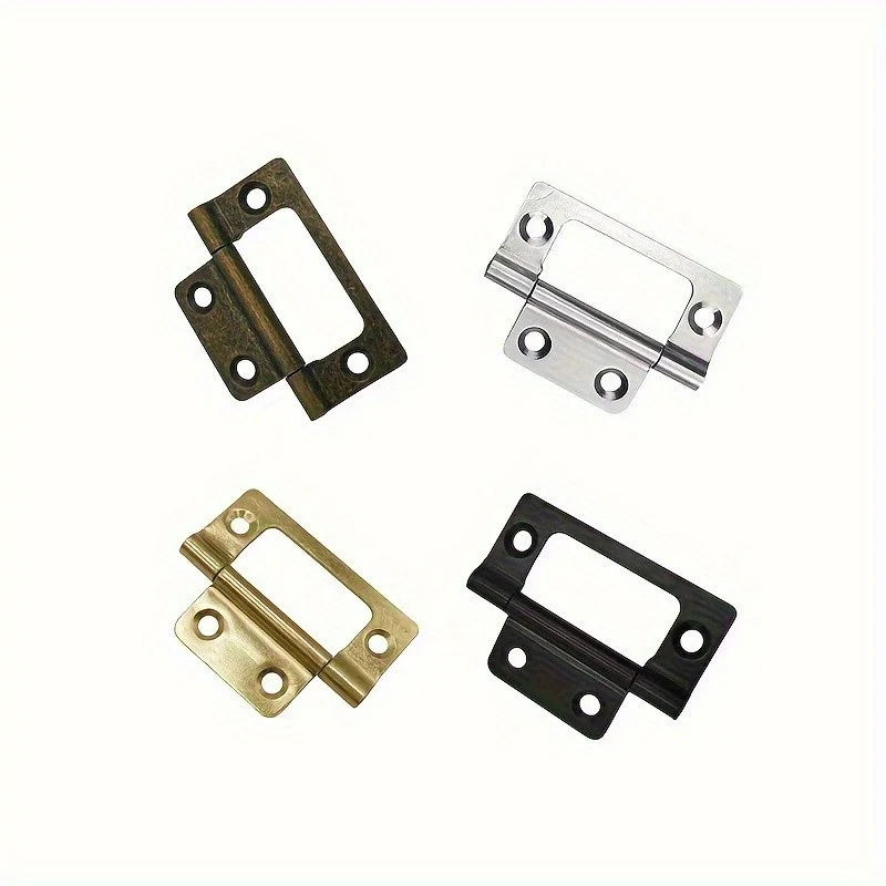 Non-mortise Hinges, for Decorative Cabinets and Doors, Including Screws, Available in Antique Bronze/black/gold/silver