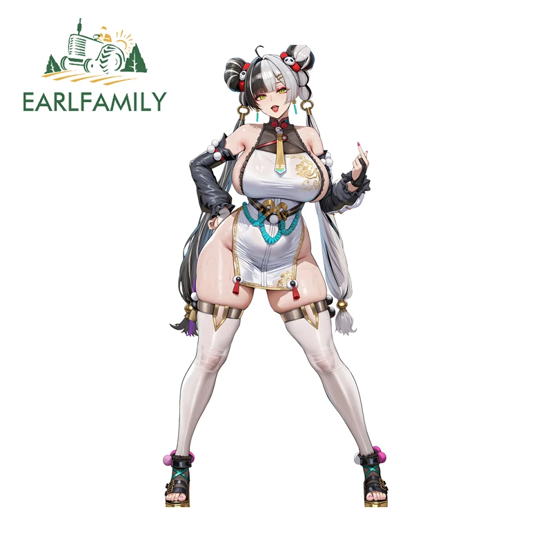 

EARLFAMILY Qipao Dialyn Кемпер Автомобильные наклейки Виниловые аниме Zenless Zone Zero Occlusion Scratch Водонепроницаемые красивые наклейки Декор