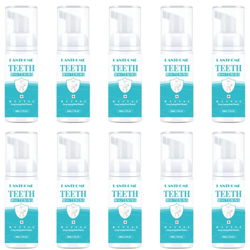Teeth Whitening Toothpaste Cleaning Mousse Yellow Stains Removal Deep Cleaning Dental Bleaching Tooth Care Products 50ML