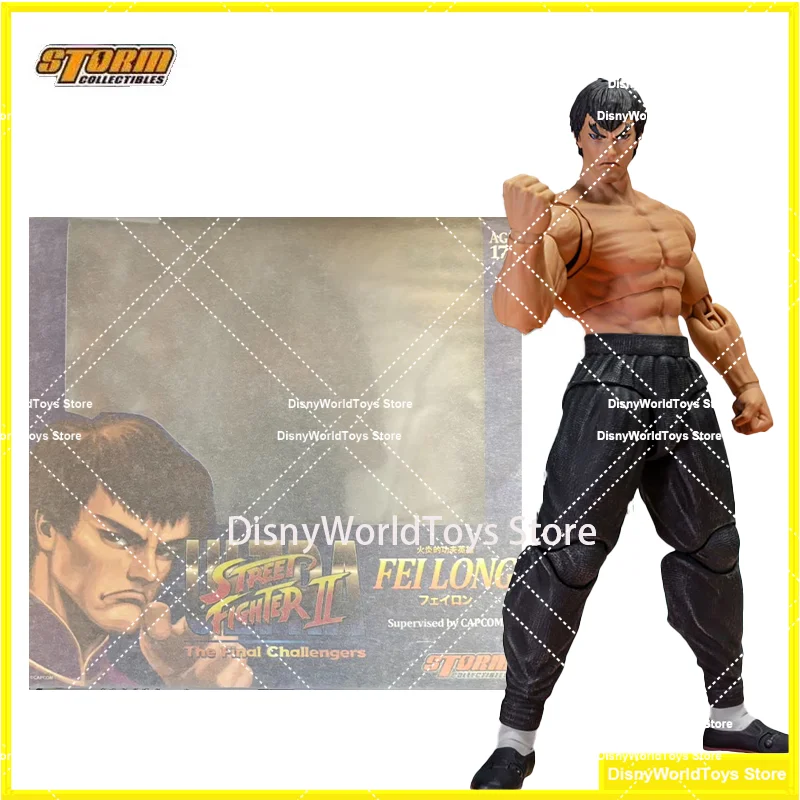 Storm Toys Ultra Street Fighter II, The Final Challengers, Fei Long en Stock, figuras de acción de Anime, 100% originales, juguetes de colección