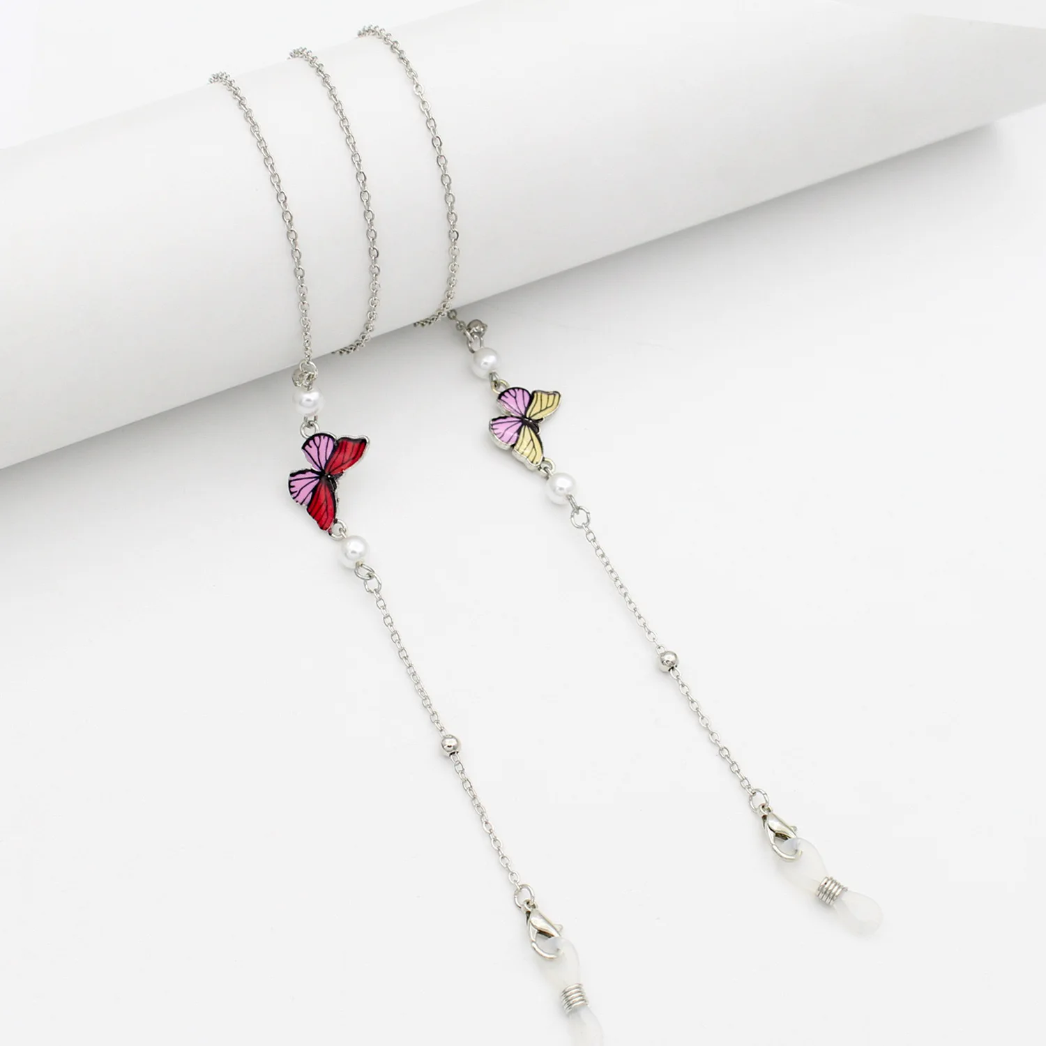 Boho Butterfly Pendant Glasses Chain Anti Slip Sunglasses Reading Glasses Lanyard Strap