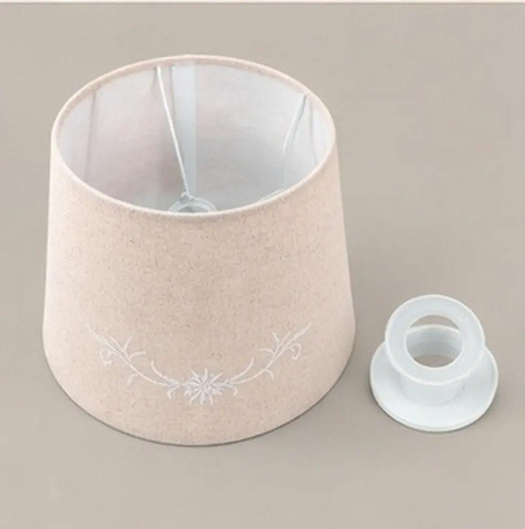 Fabric Lampshade for Table Lamp E27 E14 Bases Cozy Warm Ambiance Eye Protection Bedroom Living Room Decorative