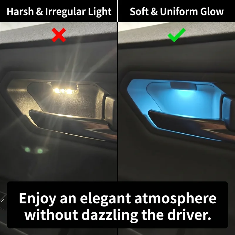 Neue Hochwertige Innenausstattung für Toyota RAV4 XA60 2026: Türgriffschalen mit LED-Beleuchtung, 4 Stück – Detail 8