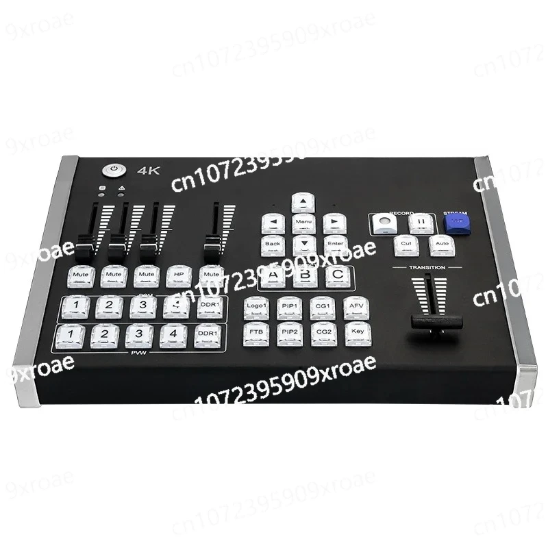 With High-definition Video Special Effects And Streaming Capabilities, 4HDMI Switcher Portable 4K Video Mixer