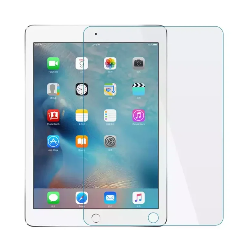 

9H Tempered Glass For iPad Air 1 2013 A1474 A1475 A1476 Tablet Screen Protector Air 2 2014 A1566 A1567 9.7 Inch HD Clear Film