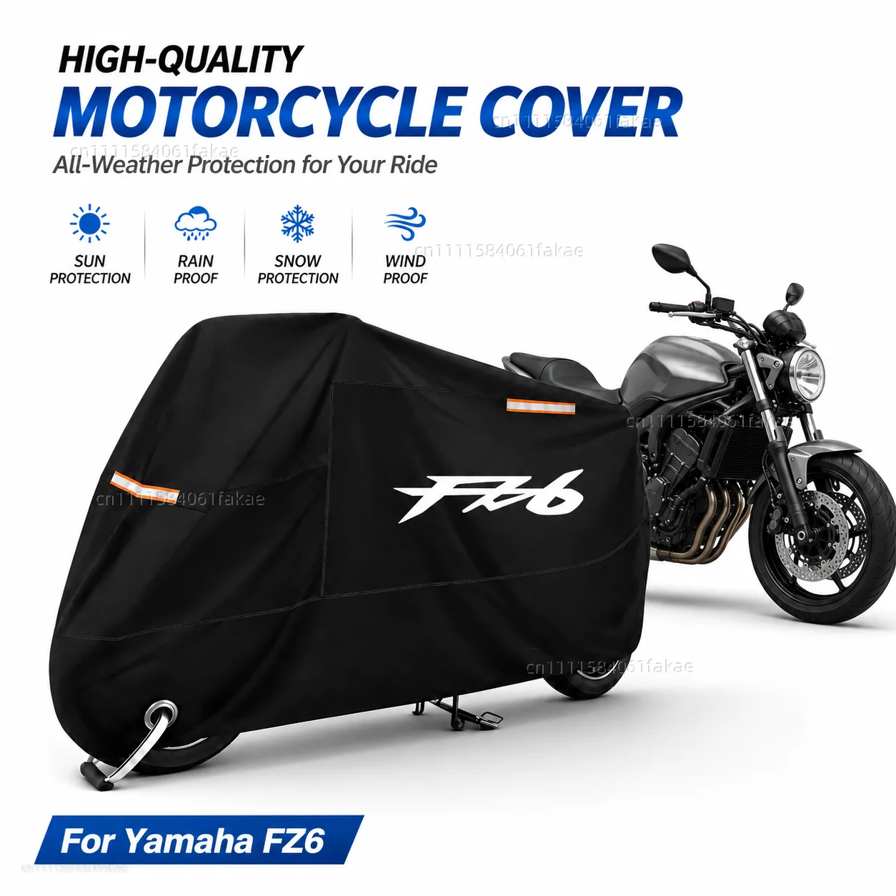 

Motorcycle Cover Waterproof Outdoor All Season Dustproof UV Protective Moto Scooter Rain Cover For Yamaha FZ6 FZ-6 ZF6N FZ6R