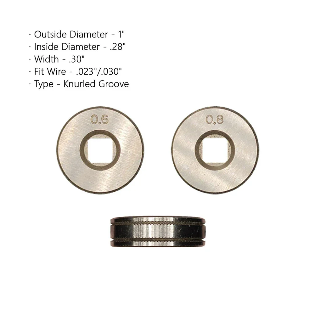 Rouleau d'alimentation de fil de soudage MIG/MAG, roue Godet moletée, fil à rainure V U, machine d'alimentation de fil de rajeunissement,. 023,. 030,. 035,. 045