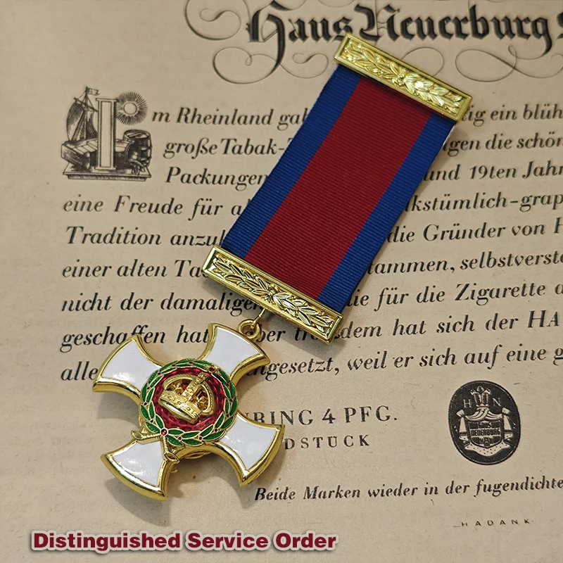British Field Marshal Distinguished Service Medal United Kingdom DSO Brooch Badge Replica