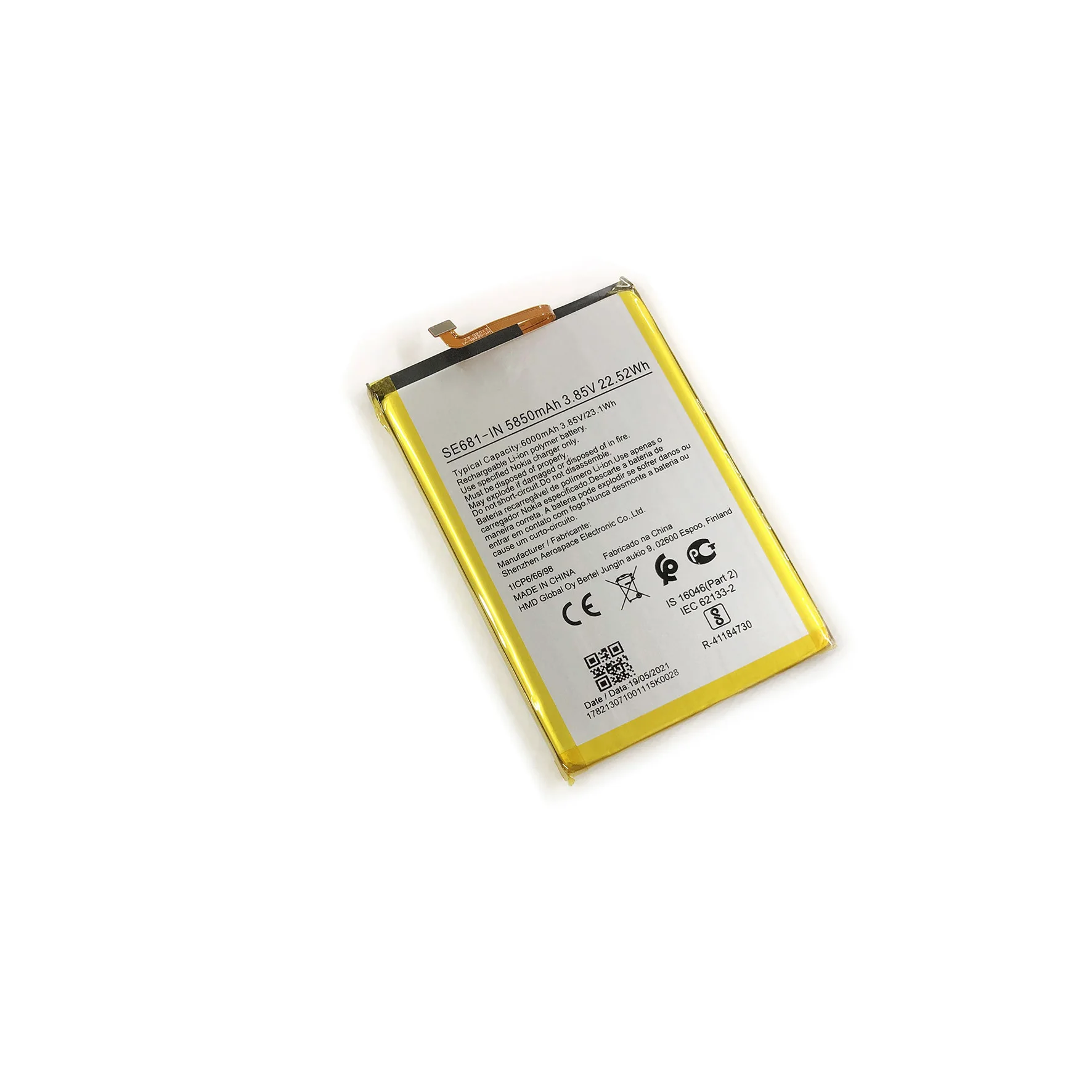 

Depalai для Nokia X10 X20 N910 XR20 X20 C30 LPN387450 CN110 SE681 аккумулятор для телефона