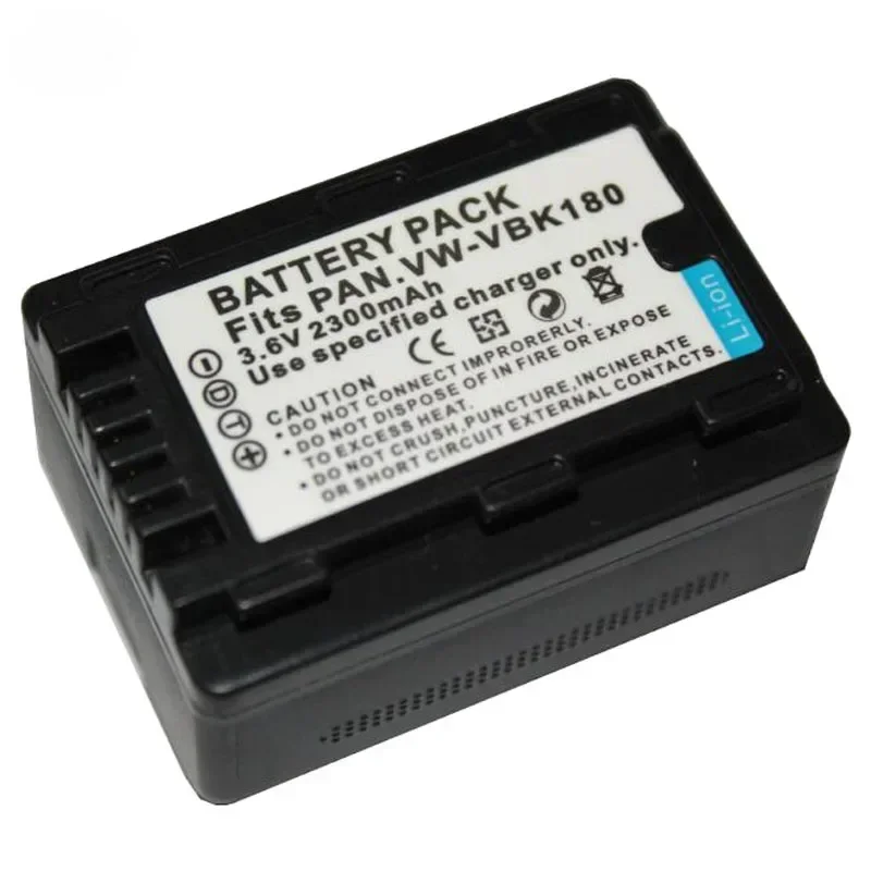 2300 мАч VW-VBK180 VWVBK180 аккумулятор + зарядное устройство переменного тока для Panasonic HC-V10K V100 V100K HDC-HS60 SD60 HS60K SD66 HS80 SD80 HS80K SDR-H85