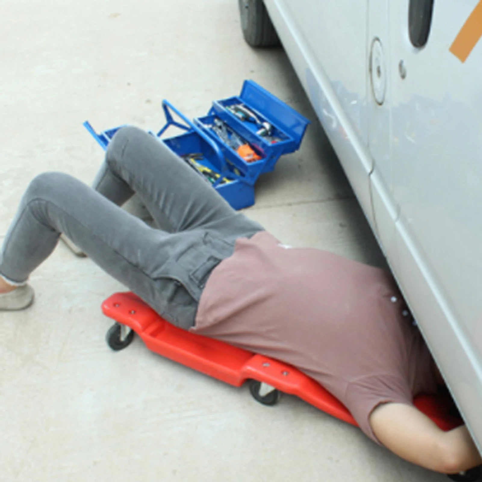 أداة إصلاح السيارة 36in إصلاح السيارات الكذب مجلس إصلاح السيارات سطح السفينة أدوات إصلاح الهيكل السفلي مع مسند الرأس مبطن #1