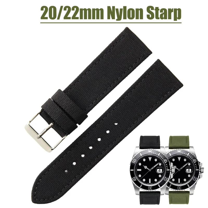 20Mm 22Mm Nylon+Lea… - image