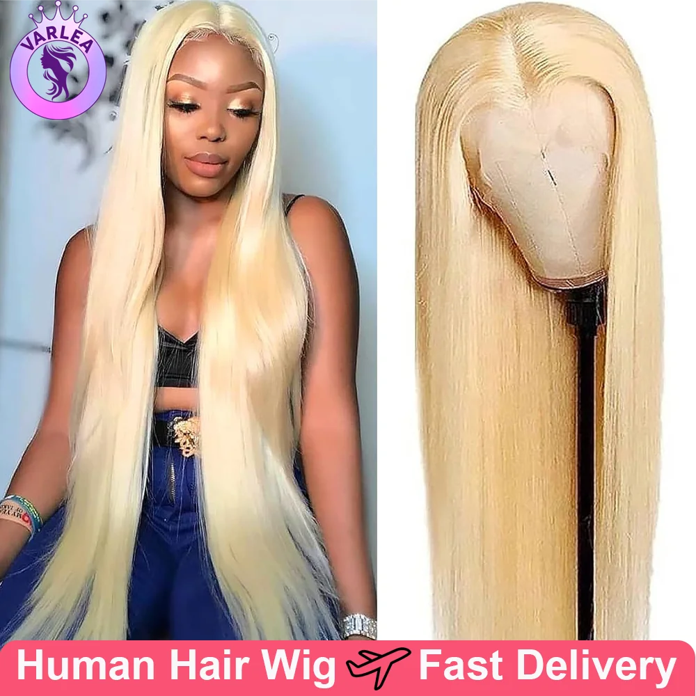 613 13x6 Lace Front Wig Human Hair Straight Lace Frontal Wig 13X4 Blonde Lace Front Wigs Pre Plucked With Baby Hair Glueless Wig