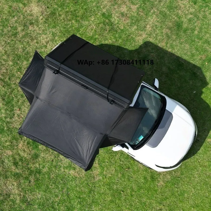 

Car Roof Tent Canopy for Self-driving Tours Aluminum Double-layer Tent Fully Automatic Rain-proof Car Roof New Outdoor Camping.