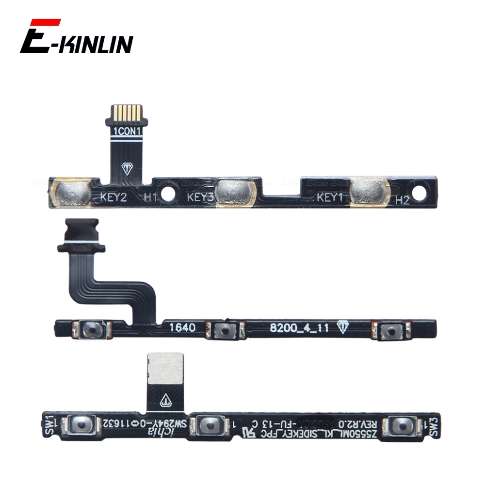 Mute Switch Power Key Ribbon For Asus Zenfone 3 Max M1 M2 Laser Deluxe 5.5 Shot Plus ON OFF Volume Button Control Flex Cable