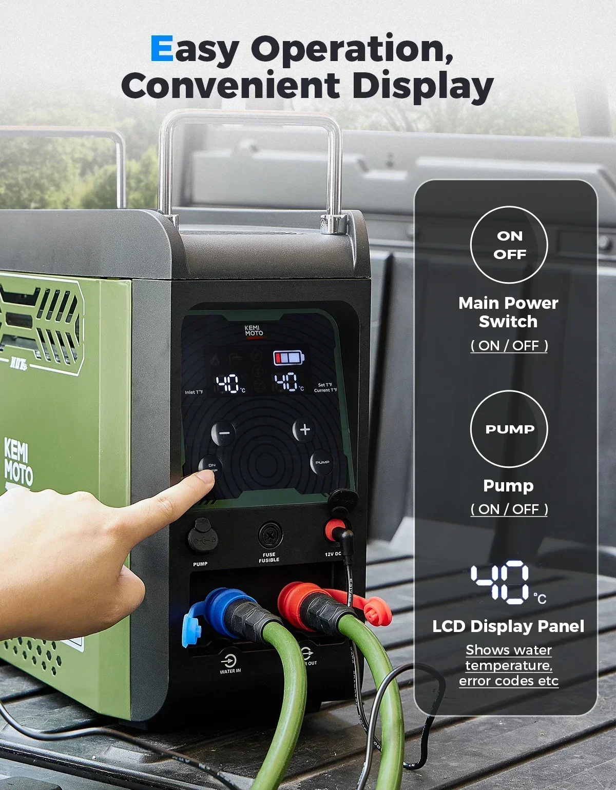 Рисунок 3 - KEMIMOTO водонагреватель портативный