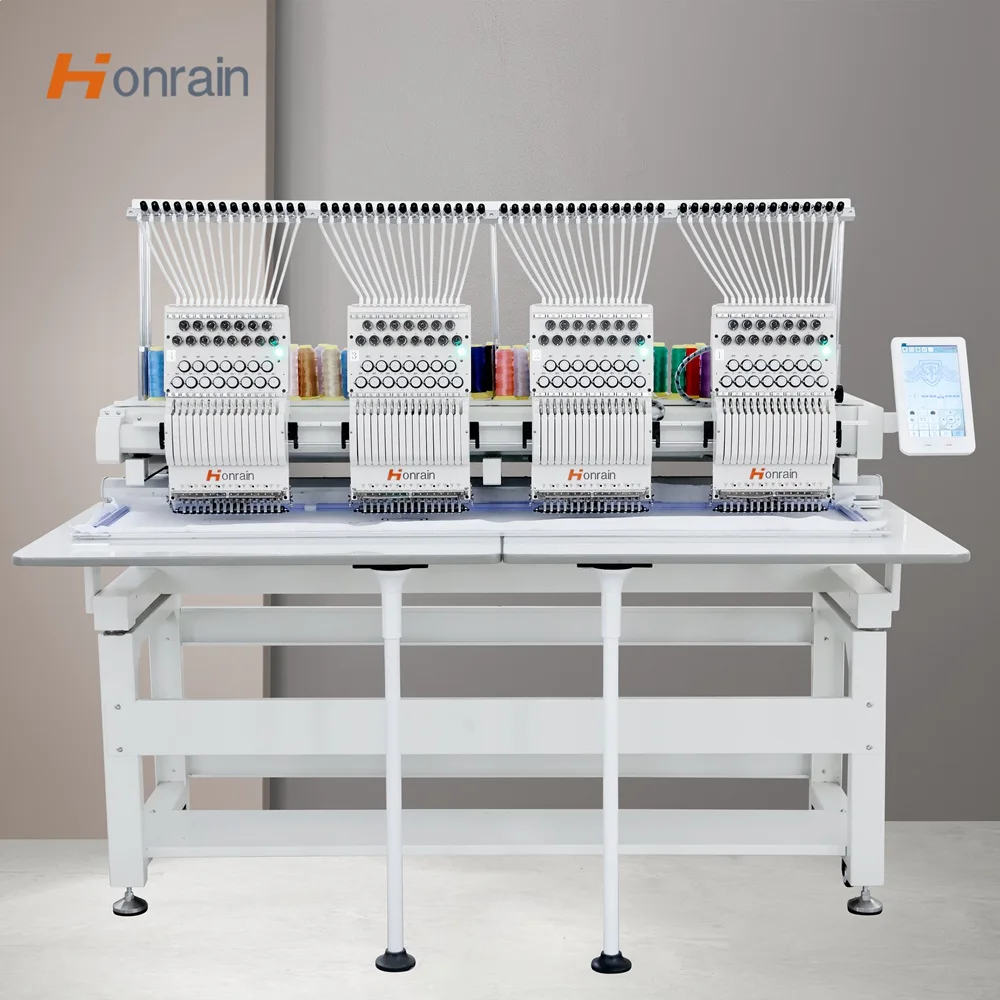 Industrial Embroidery Machine Flat Embroidery Computer Machine High Speed 4 Heads Embroidery Machine