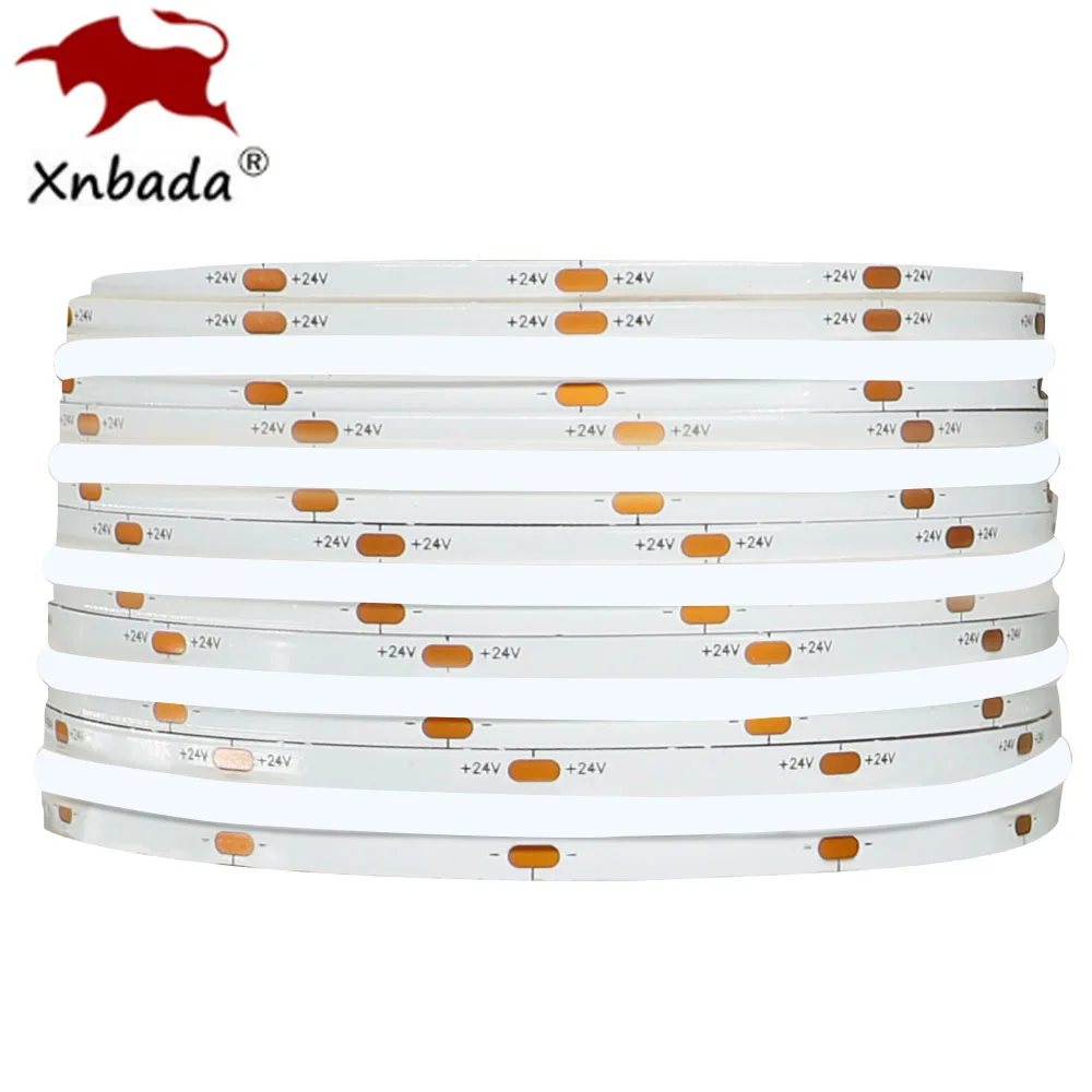 

Ultra Bright SCOB LED Strip 320Leds/m High Density Flexible SMD COB Led Light RA90 Warm Nature Cool White Linear Dimmable 12/24V